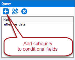 This shows how to position the sub query into the main query.  This is done wiithin the Build Query dialog box.